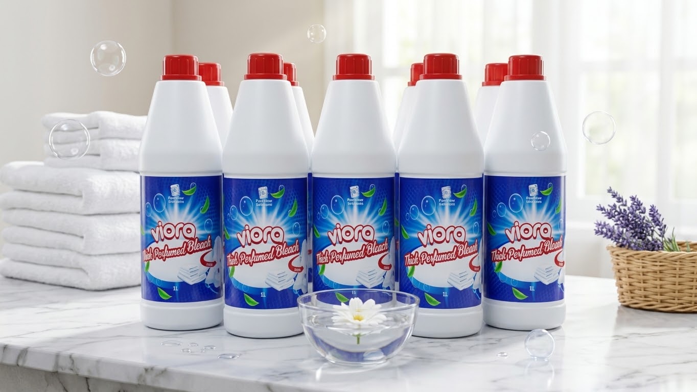 Viora Thick Perfumed Bleach 1L bottles