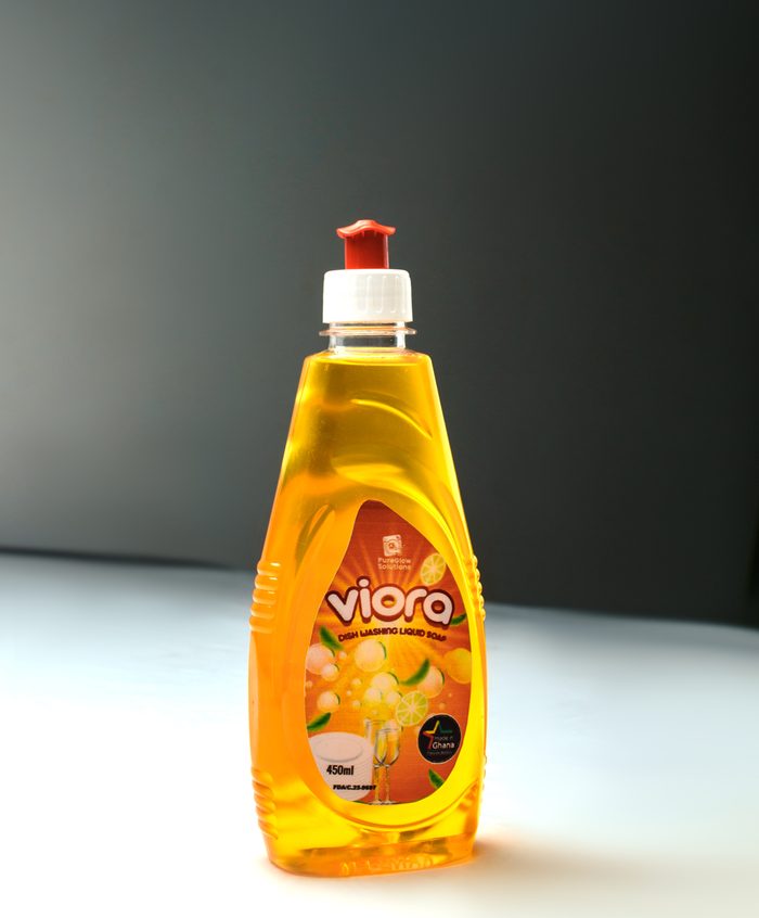 Viora dishwashing liquid soap, orange
