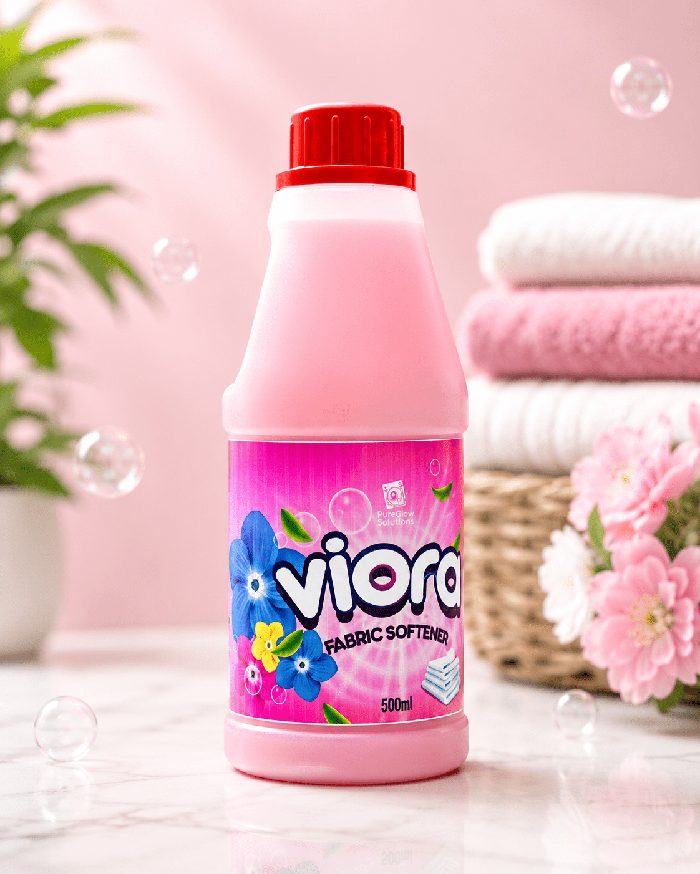 Viora fabric softener bottle